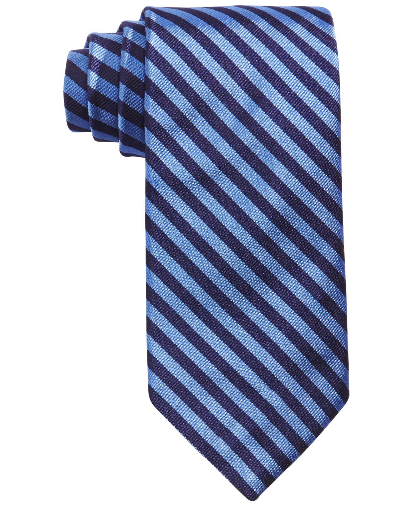 Brooks Brothers Bias Stripe Tie in Blue for Men (Light Blue) | Lyst