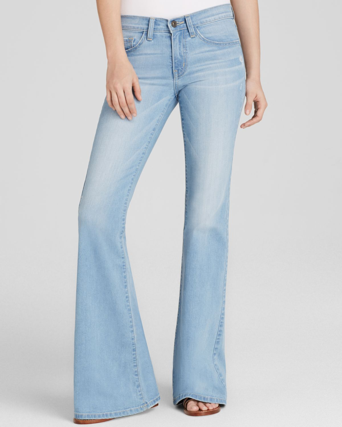 light wash bell bottom jeans