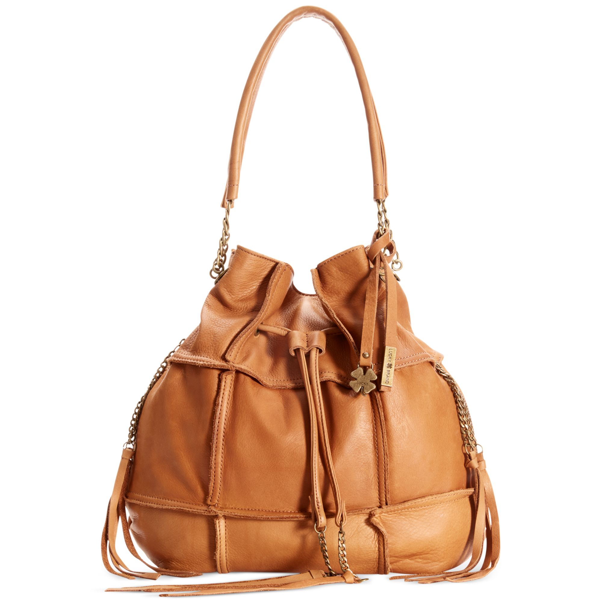 Lucky Brand Logan Tote in Brown (LLCOG) | Lyst