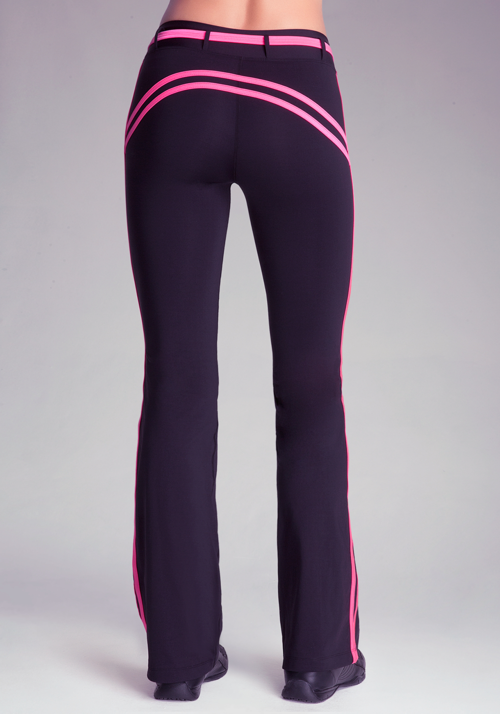 Bebe Sport Dangerous Pants In Black Neon Coral Black Lyst Bebe Sport Dangerous Pants In Black Neon Coral Black Lyst
