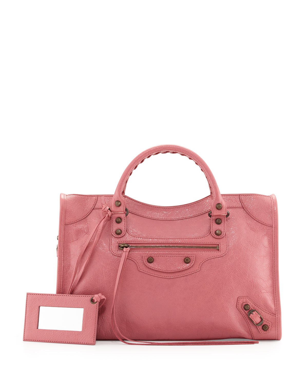 Balenciaga Classic City Lambskin Tote Bag in Pink (ROSE) | Lyst