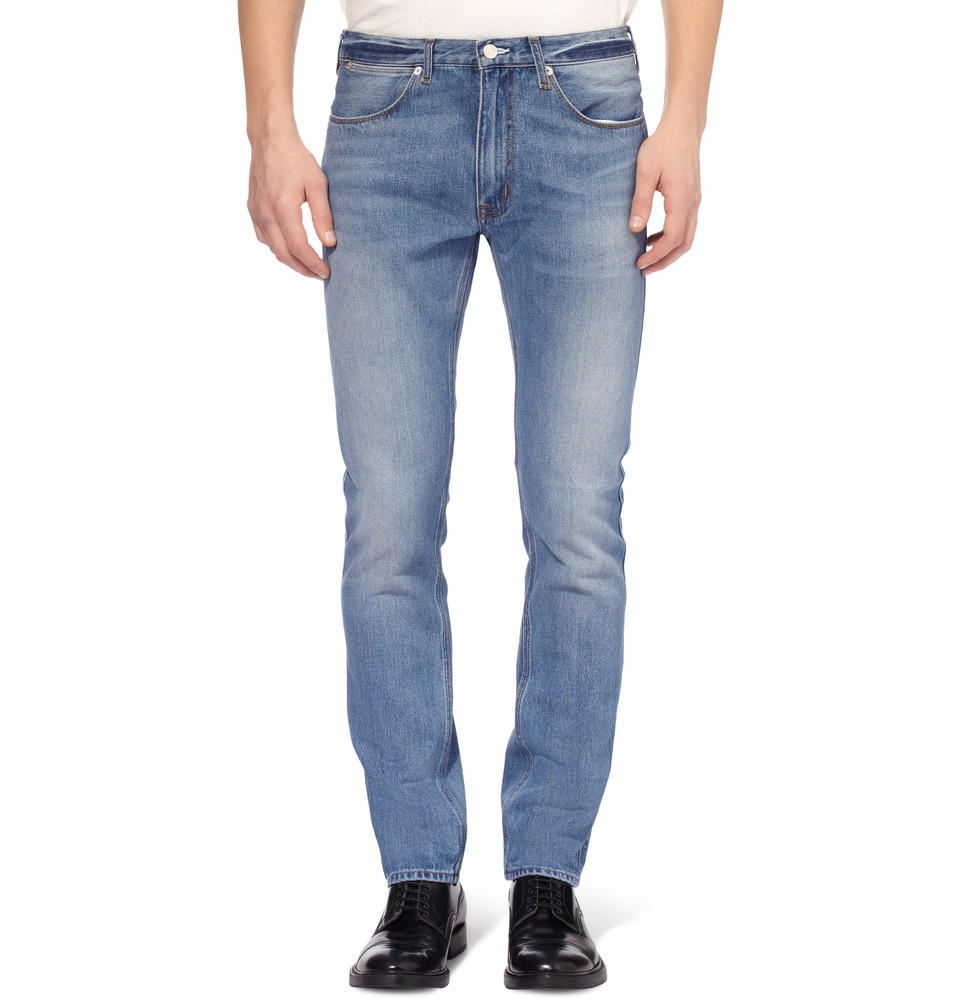 Acne Studios Max Vintage Slim Fit Denim Jeans in Blue for Men - Lyst