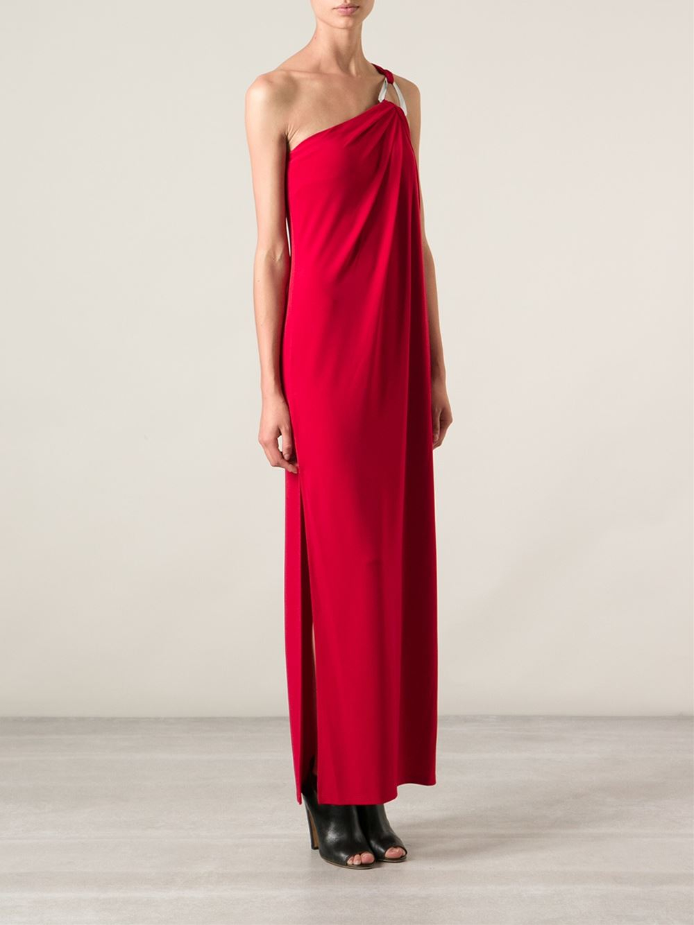 michael kors gowns red