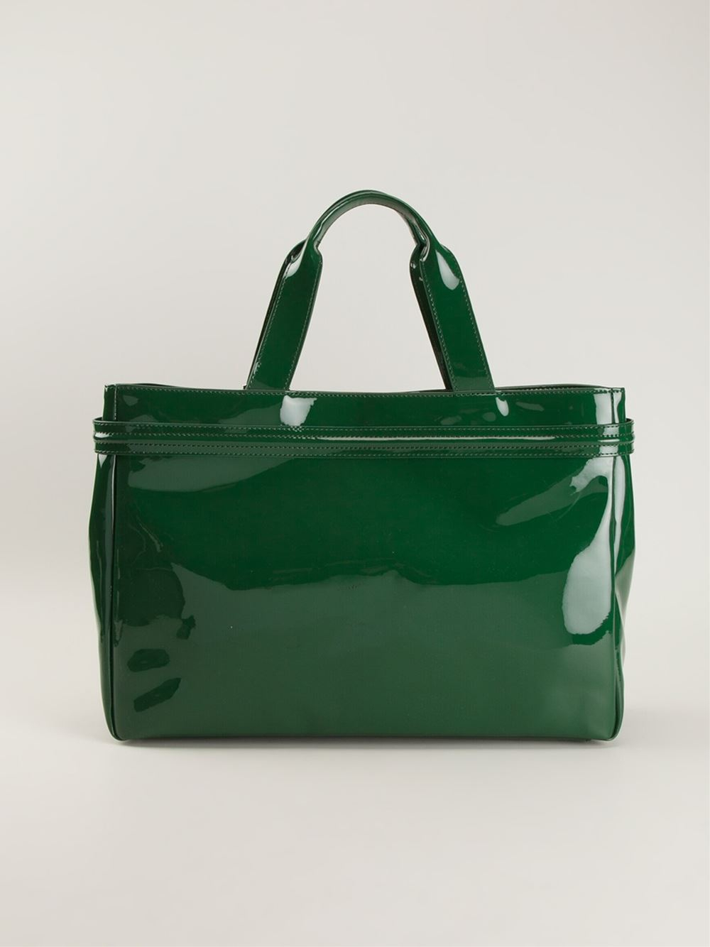 Armani Jeans Logo Shopper Bag in Green 