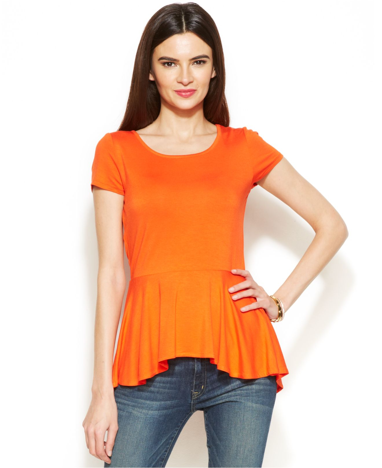 michael kors orange top
