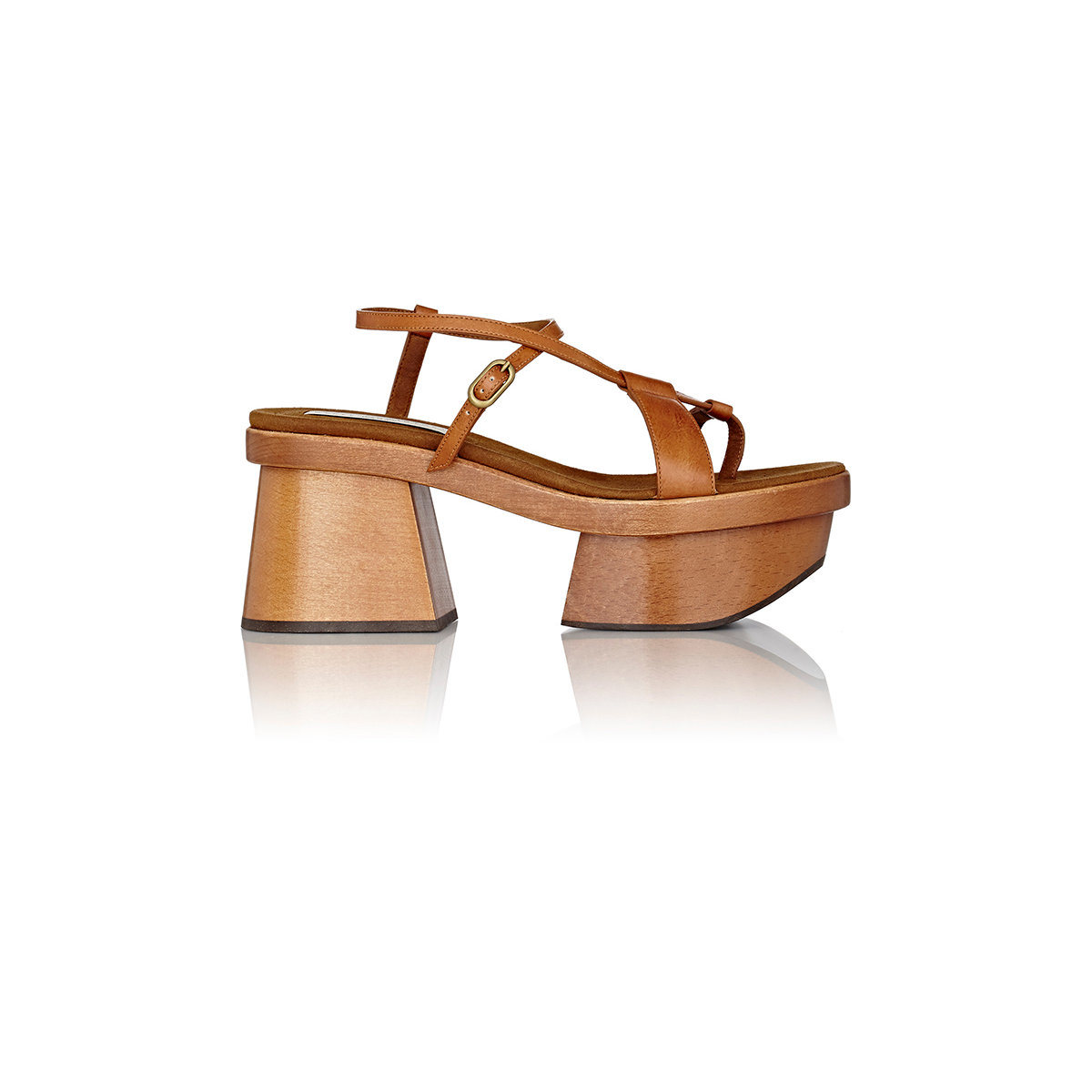 Lyst - Stella Mccartney Women's Wooden-platform Sandals in Brown