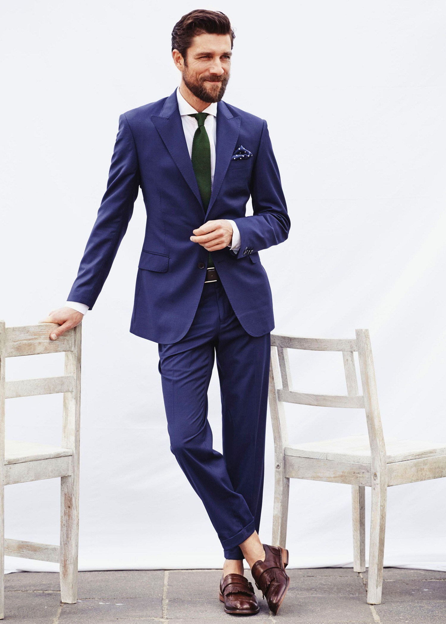 Mens Navy Blue Pinstripe Suits - Light Blue Pinstripe Suit, Tropical ...