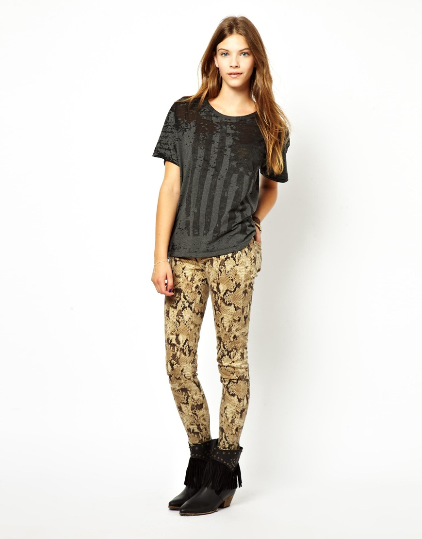 Lyst - Denim & Supply Ralph Lauren Skinny Jeans In Python Print