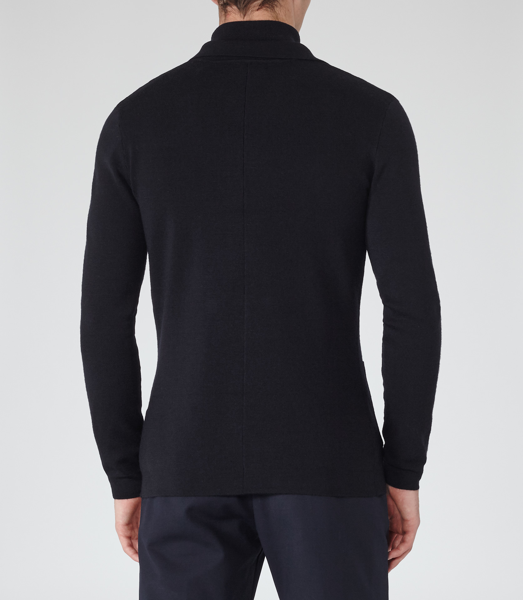 Reiss Camelot Doublebreasted Cardigan in Navy (Blue) for Men Lyst