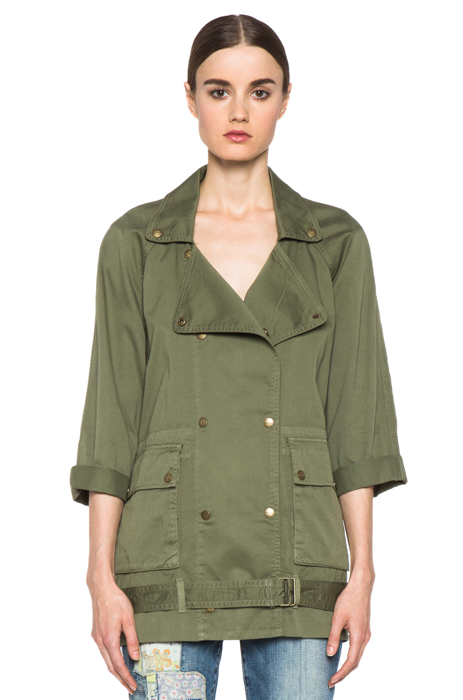 current elliott cropped infantry jacket