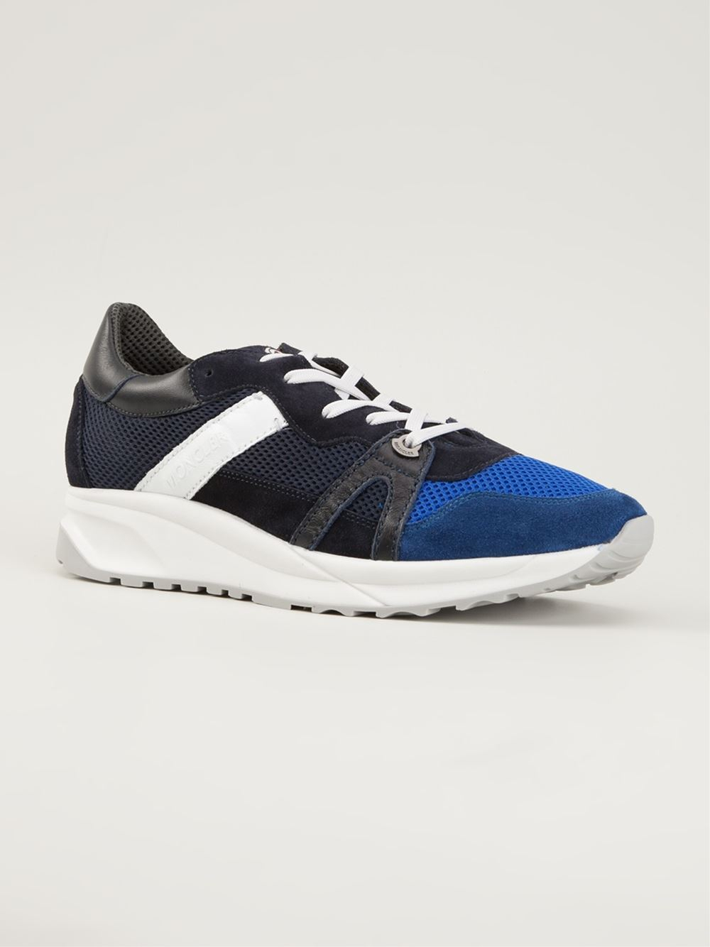 blue moncler trainers