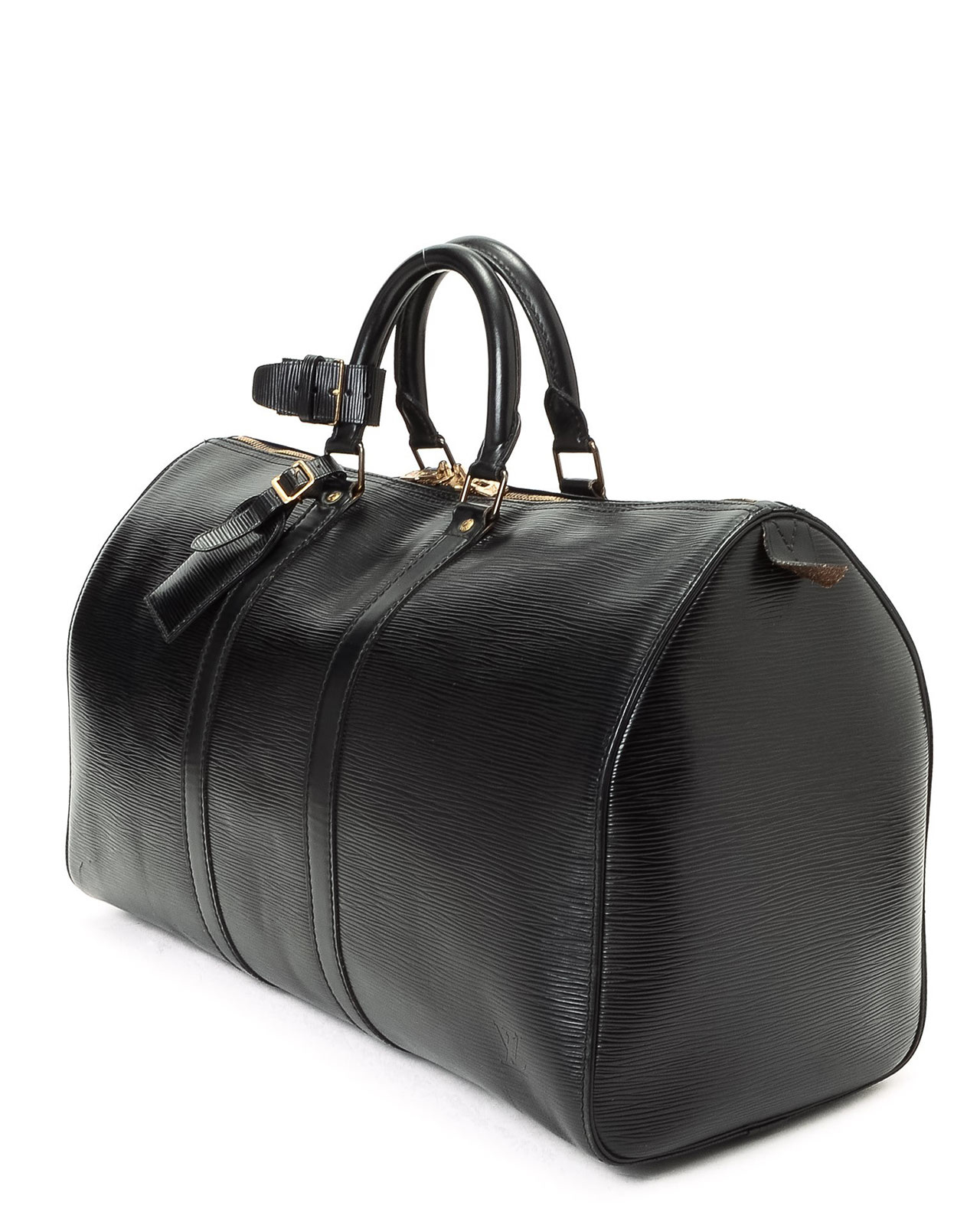 Louis Vuitton Black Keepall 45 Bag for Men - Lyst