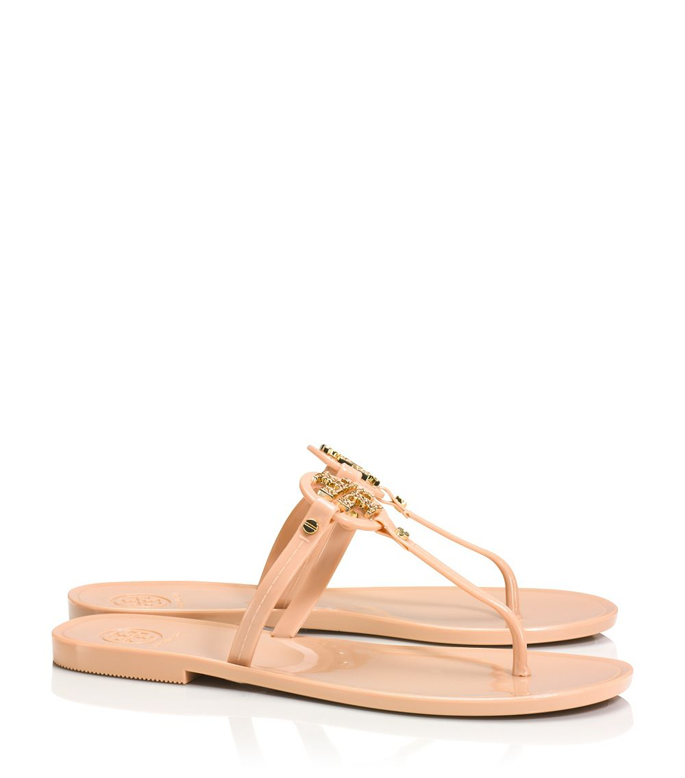 tory burch jelly sandals pink