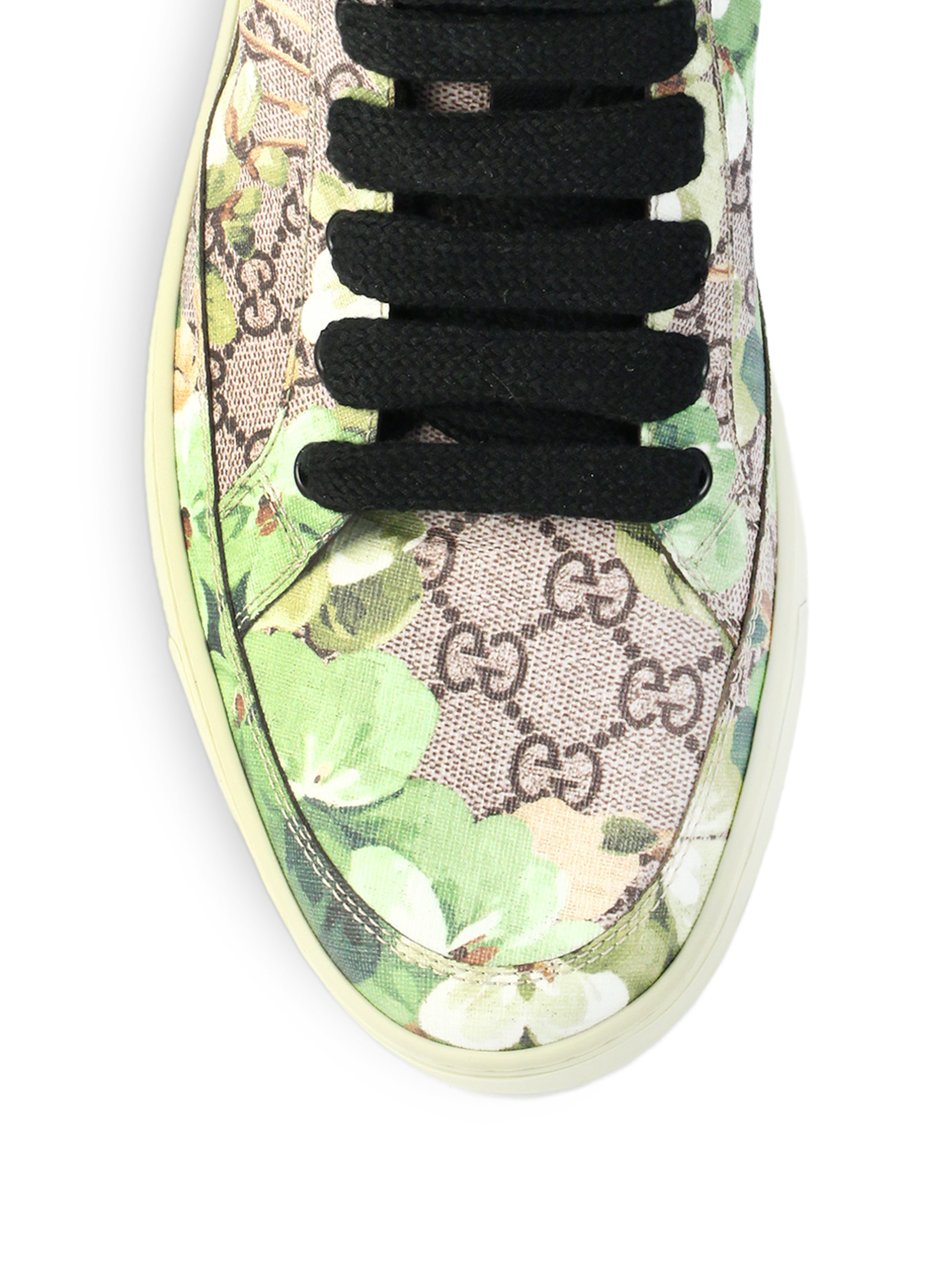Gucci Blooms Print High-top Sneakers |