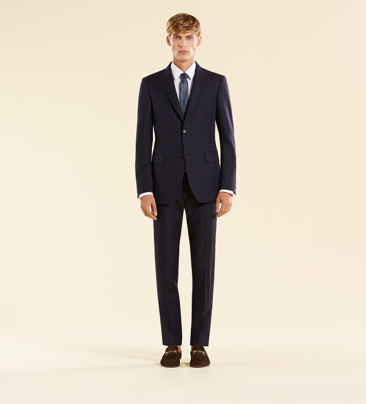 Gucci Brera Cotton Mohair Suit in Black for Men | Lyst