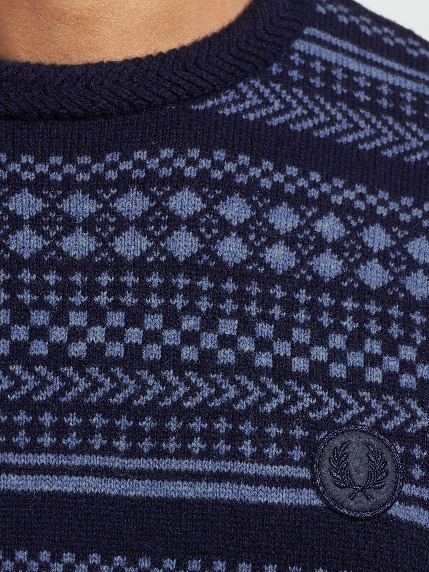 fred perry christmas jumper