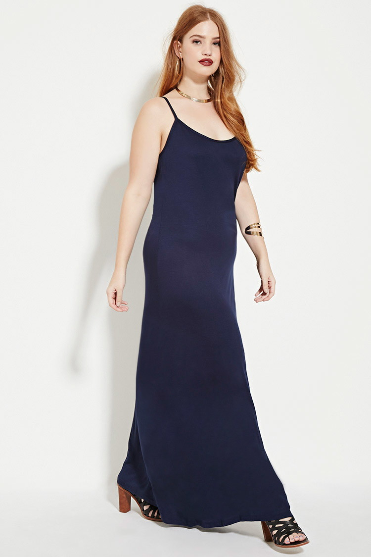 navy blue maxi dress forever 21