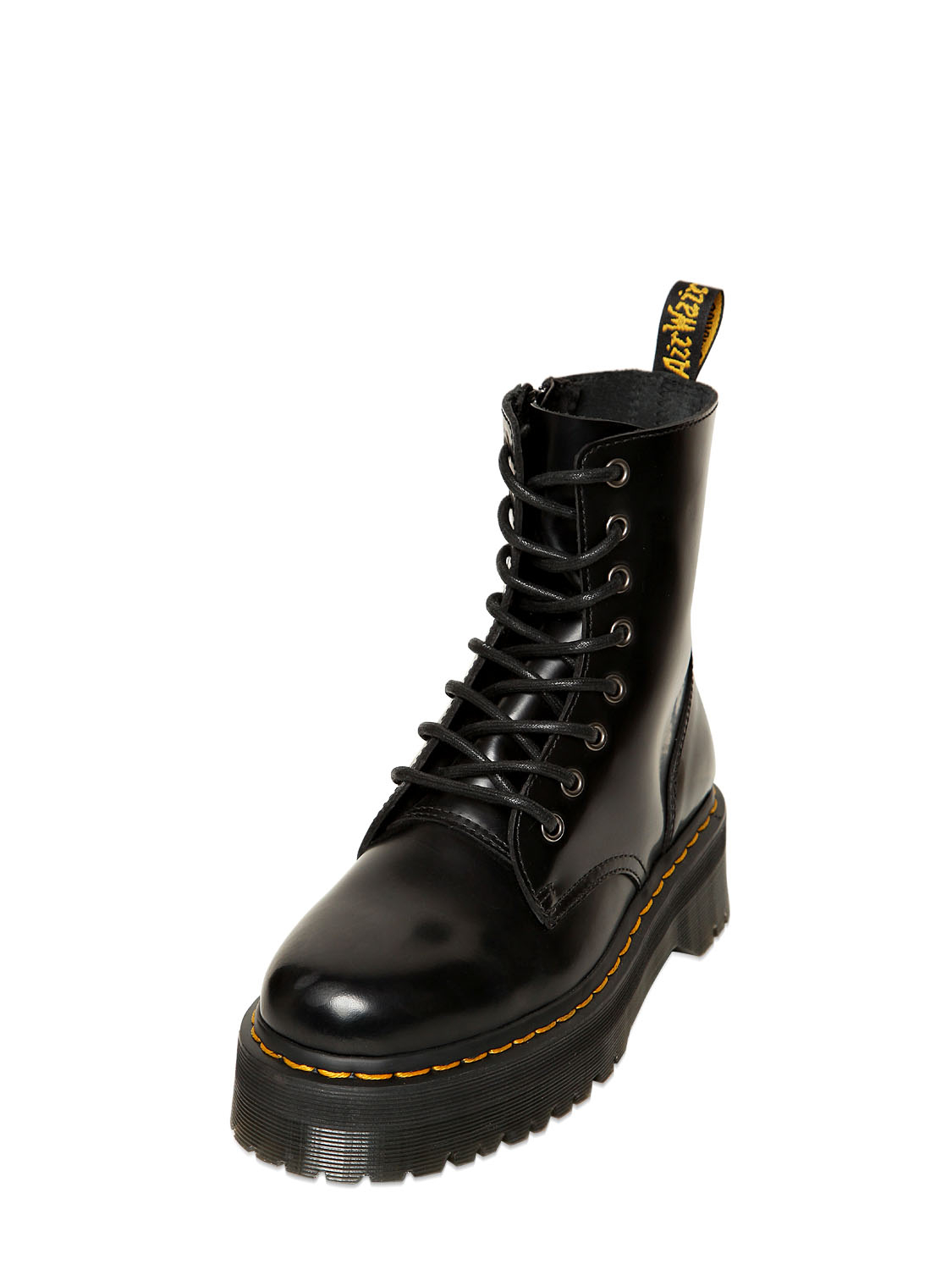 thick sole black doc martens