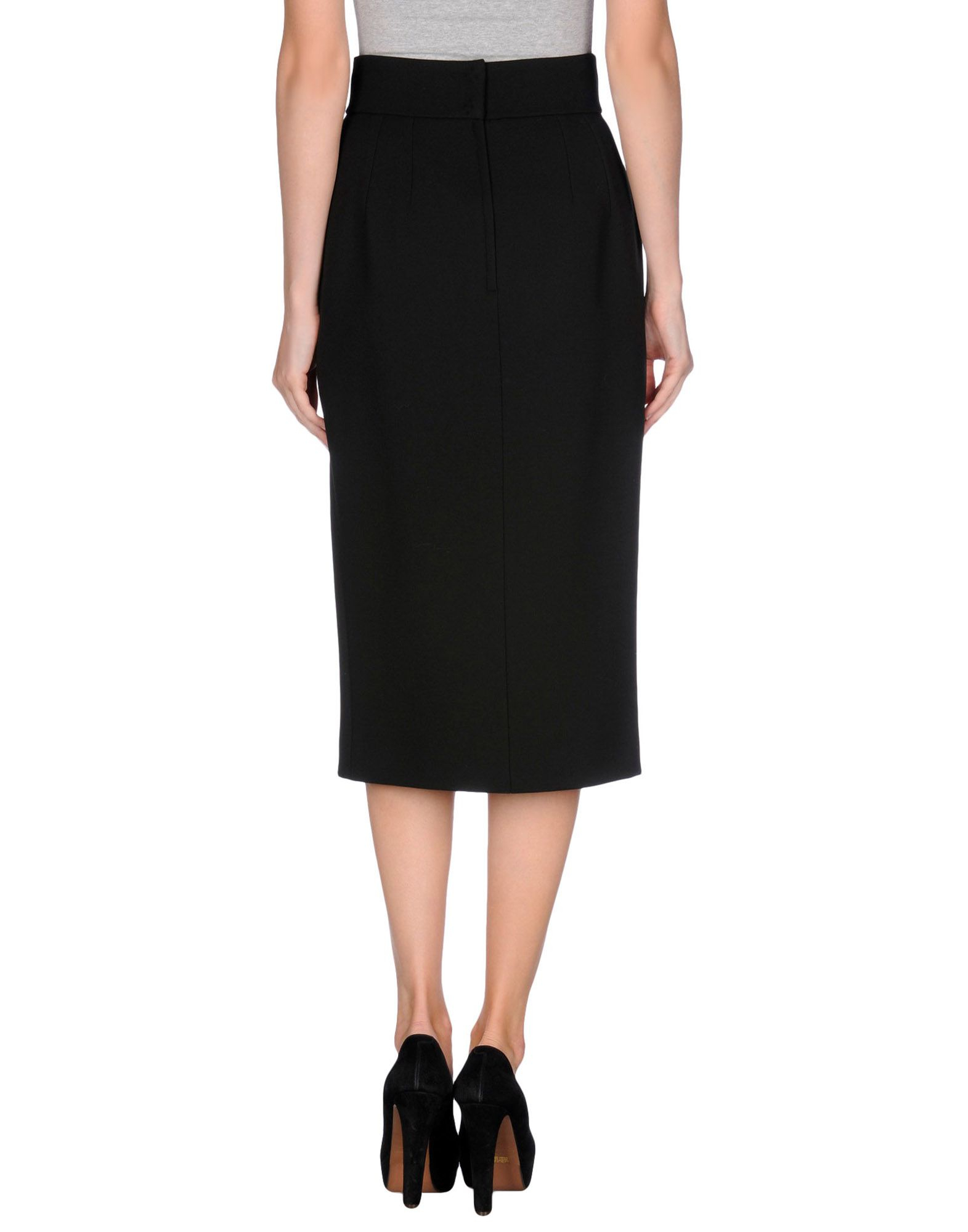 Dolce & Gabbana | Black Mid Length Skirt | Lyst