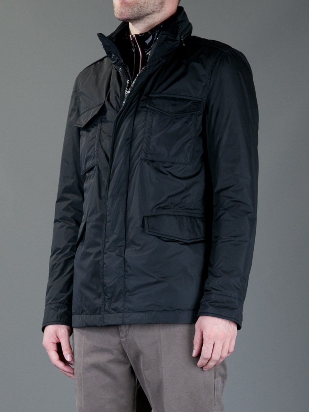 Moncler Hector Field Jacket in Black for Men - Lyst
