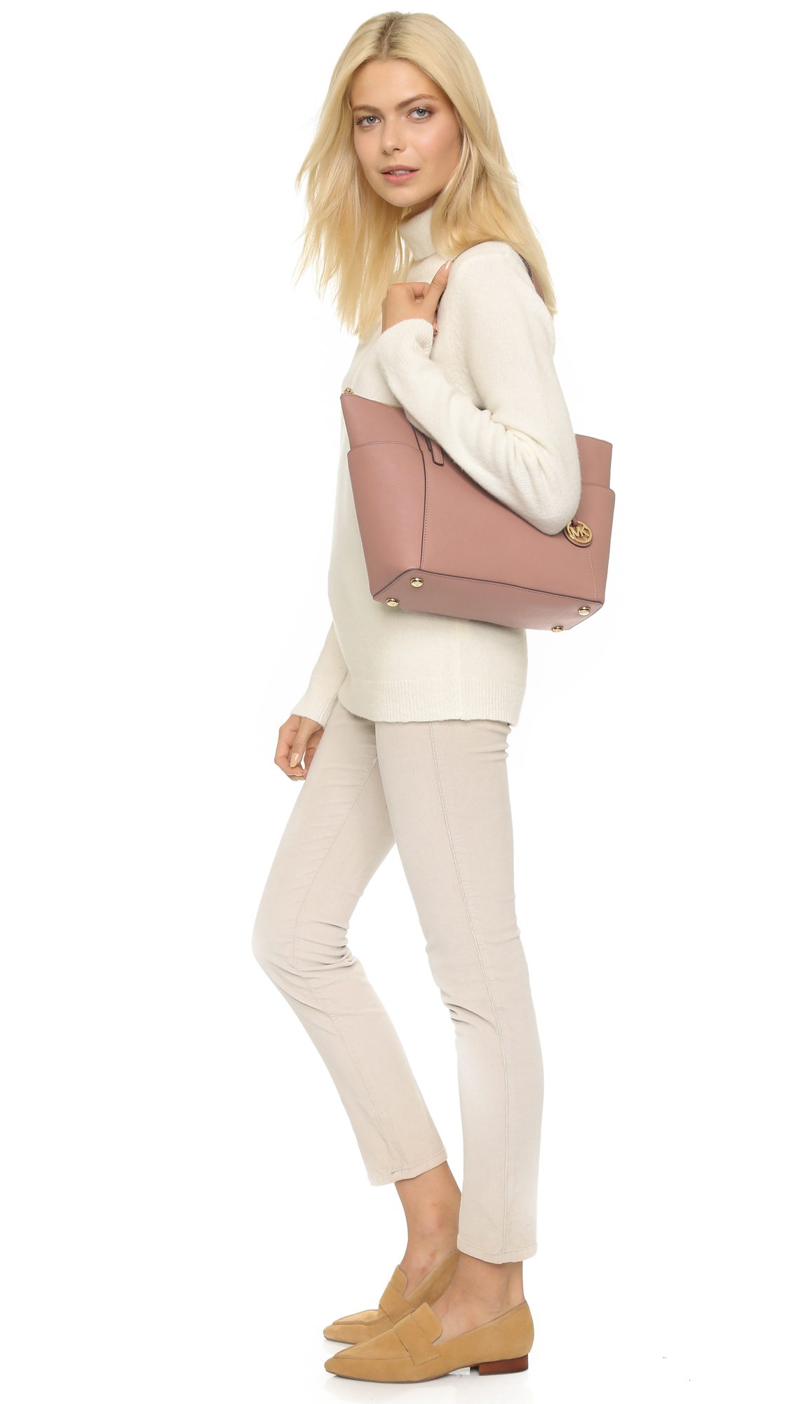 MICHAEL Michael Kors Jet Set Top Zip 