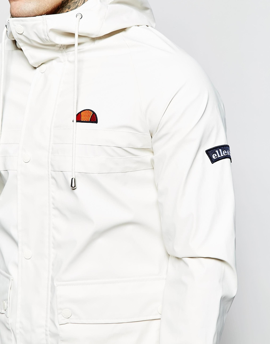 ellesse coated shell jacket