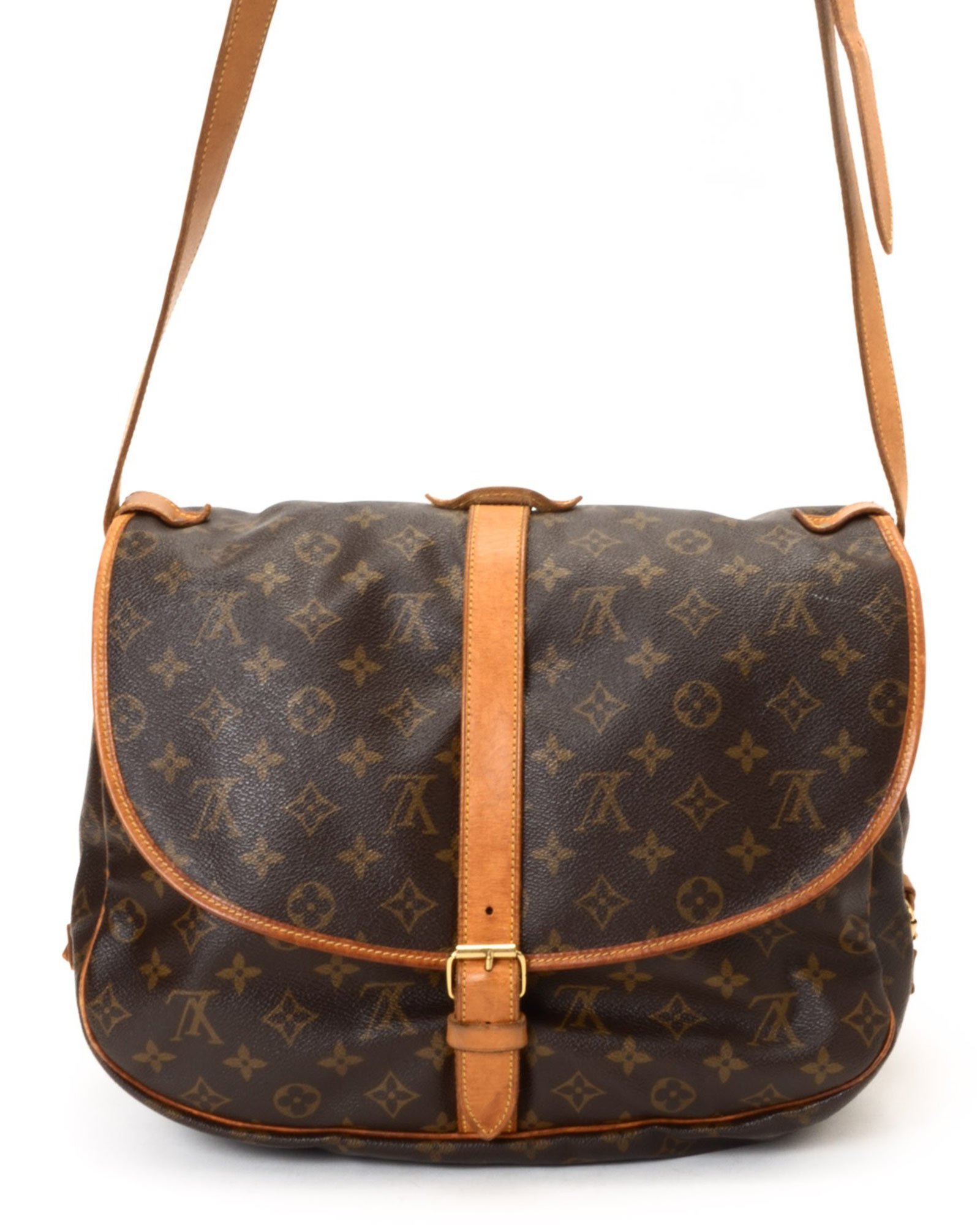 Lyst - Louis Vuitton Messenger Bag - Vintage in Brown