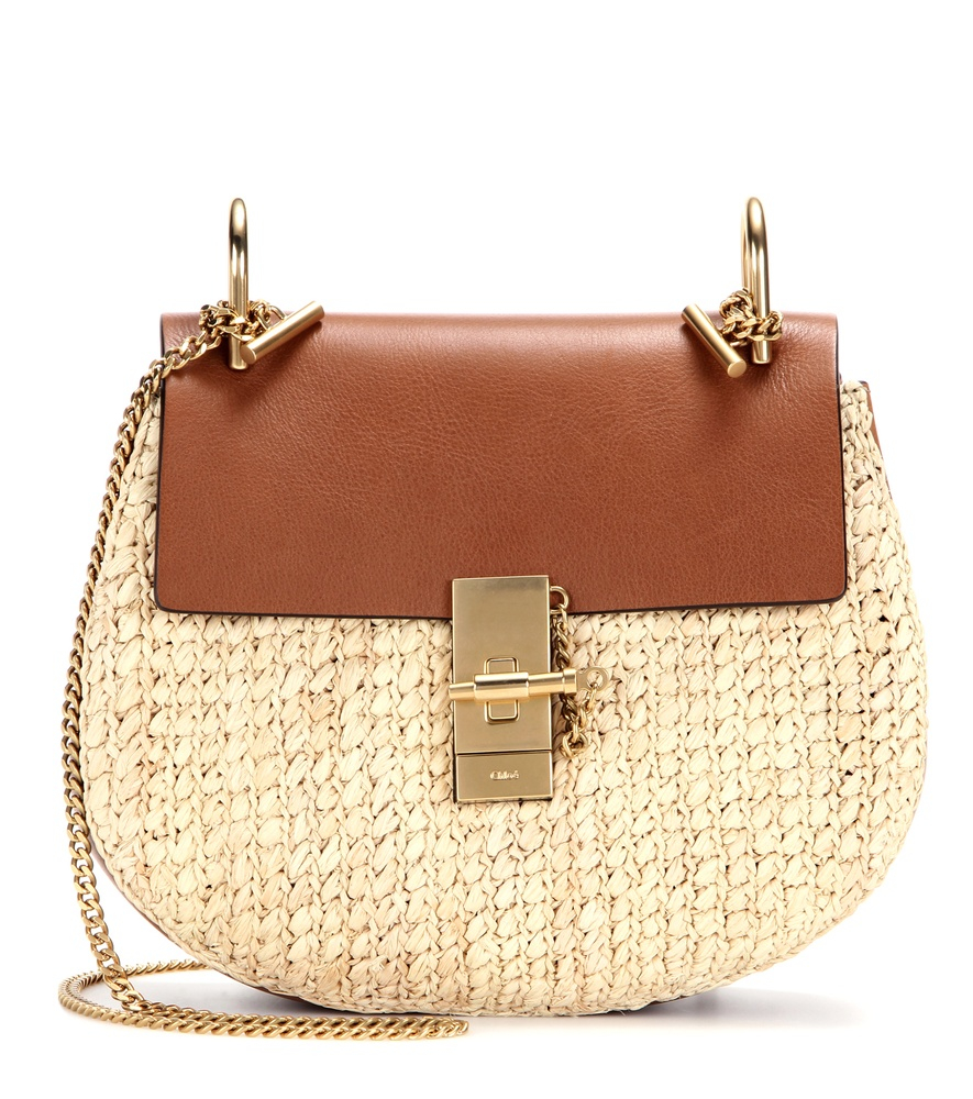 raffia shoulder bag