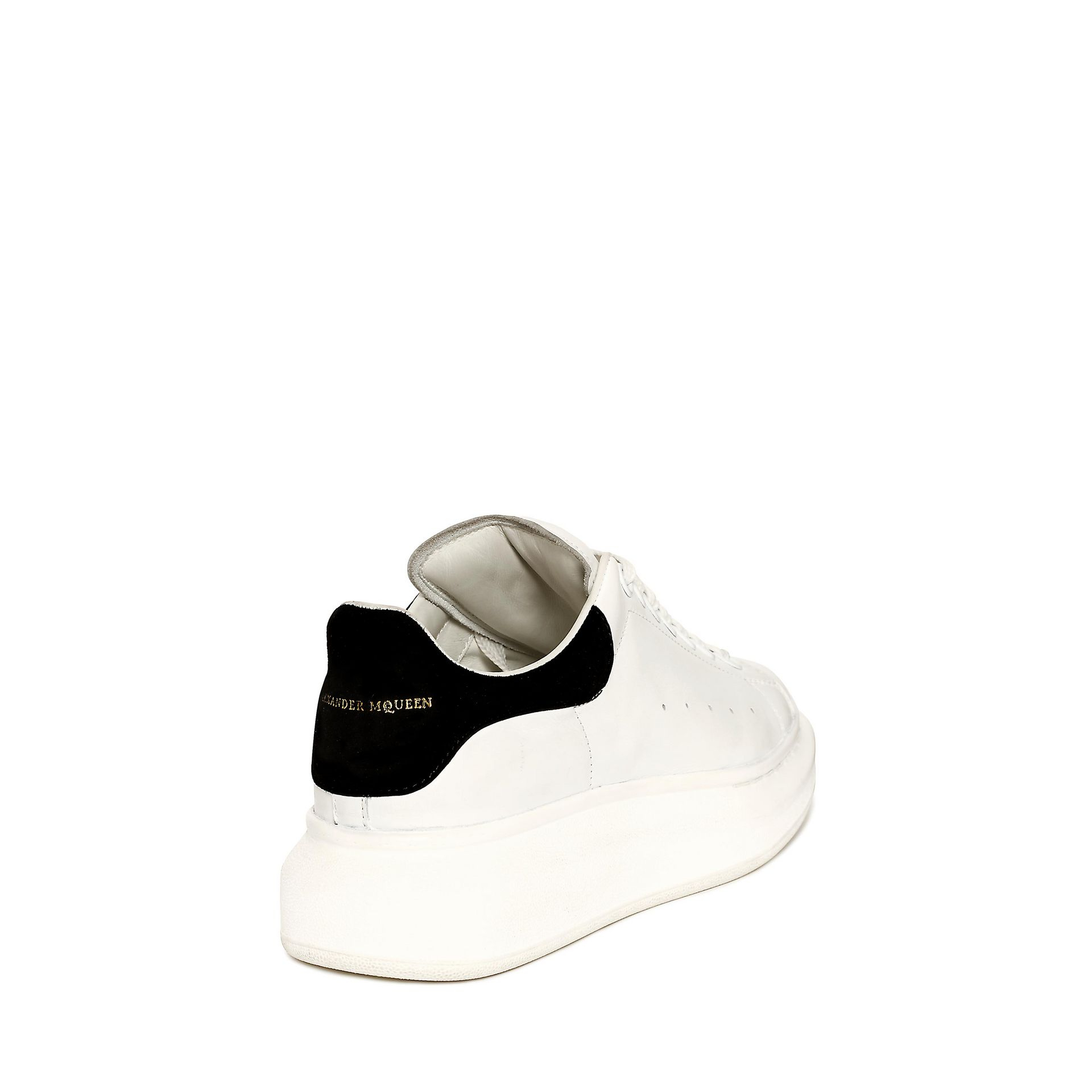 Alexander McQueen Oversized Sneaker in Ivory/Black (White) | Lyst