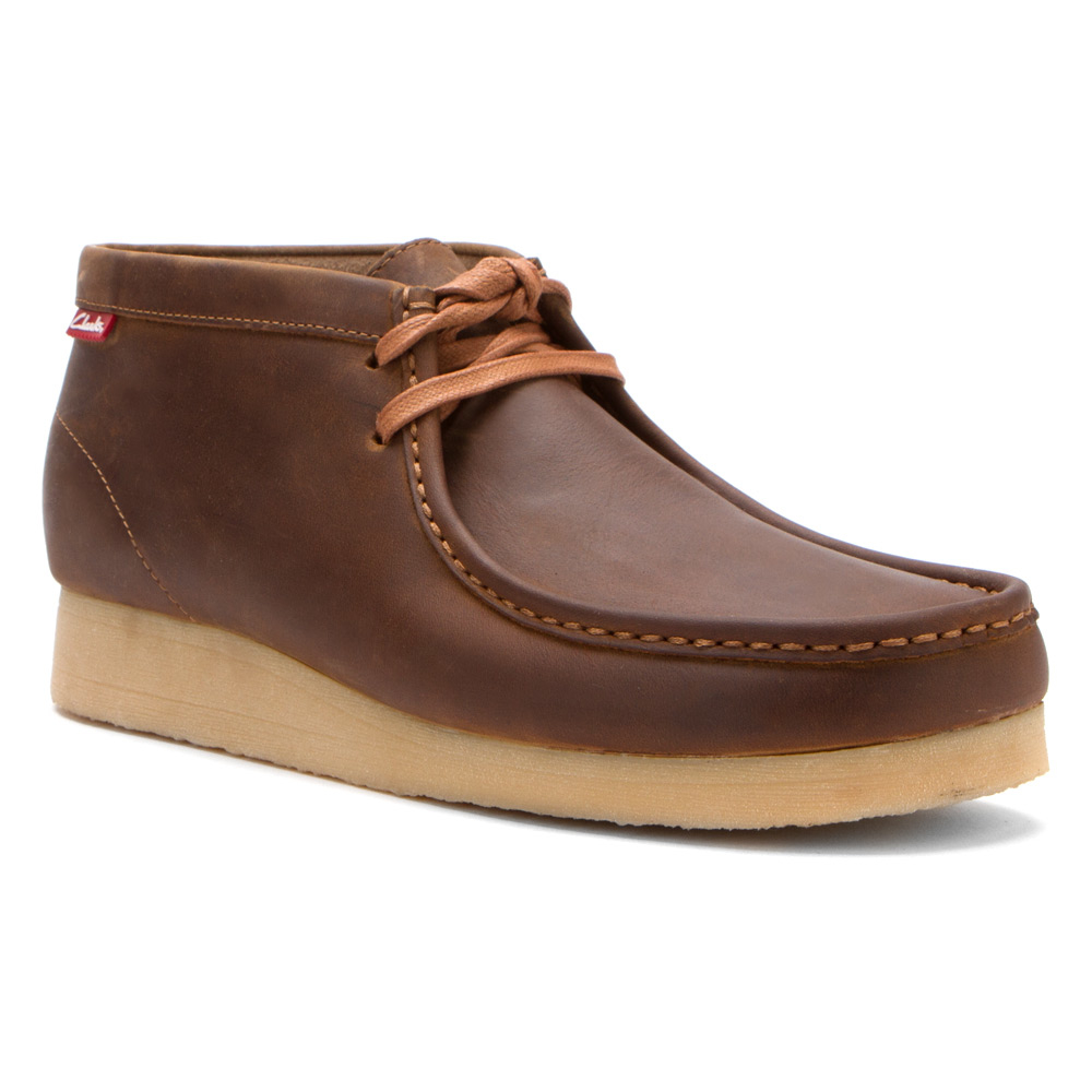 clarks leather boot