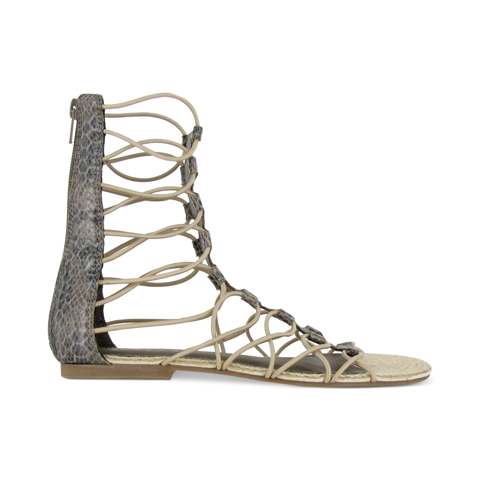 MIA Livi Gladiator Sandals in Khaki (Natural) Lyst