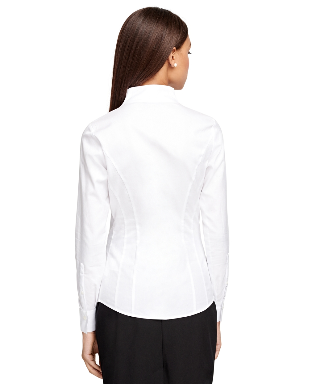 Lyst - Brooks Brothers Collarless Dress Shirt in White