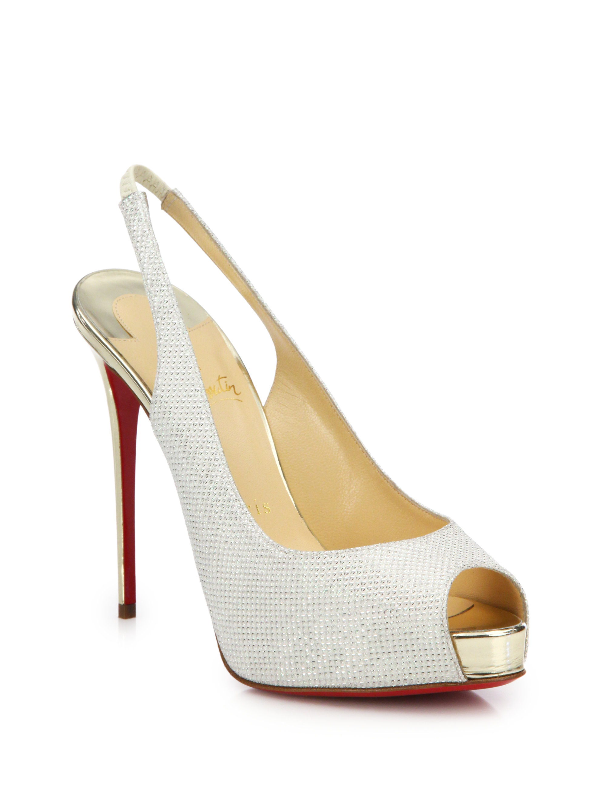 louboutin slingback pump