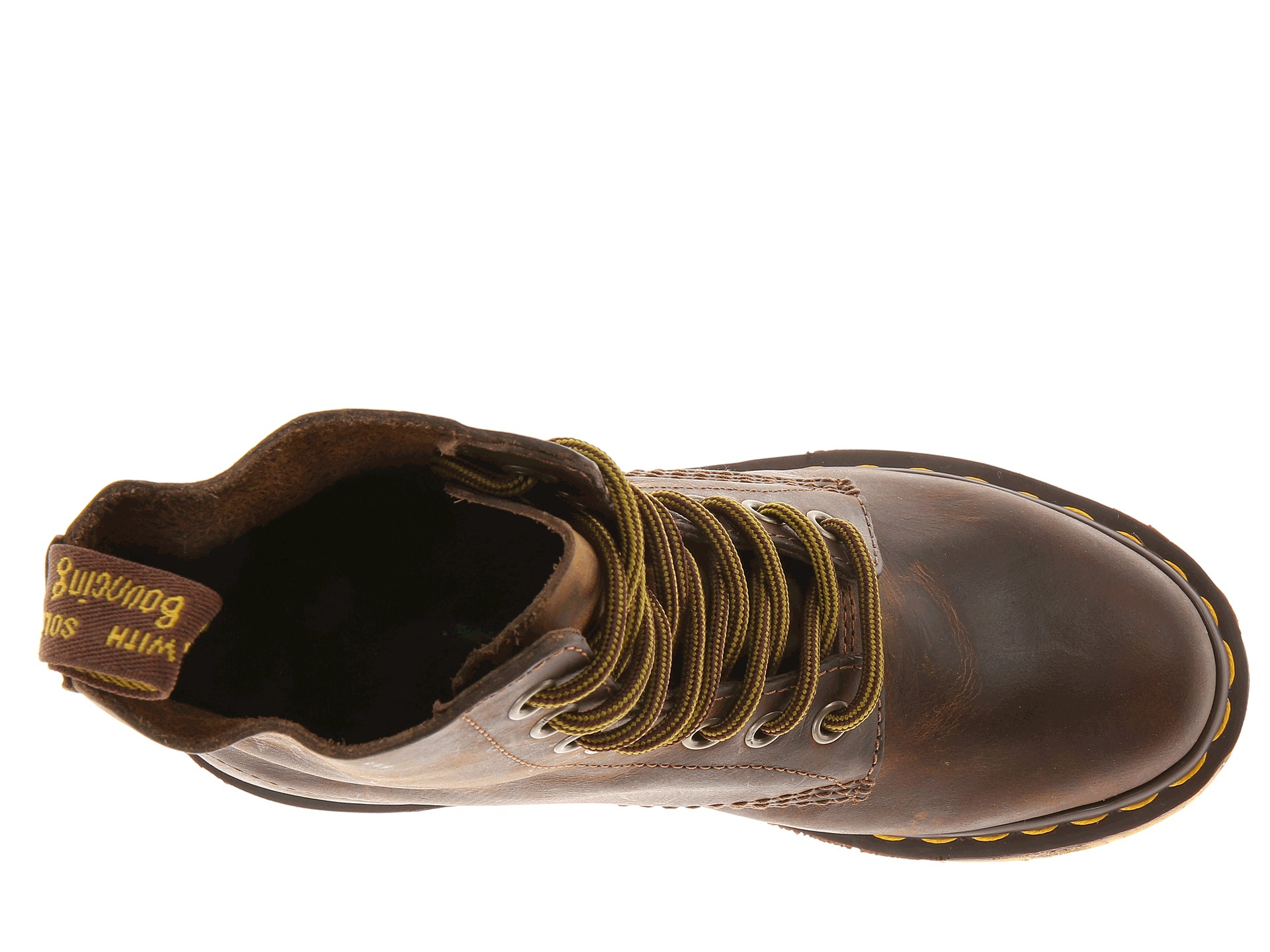 Dr. Martens Clemency 8eye Boot in Brown | Lyst