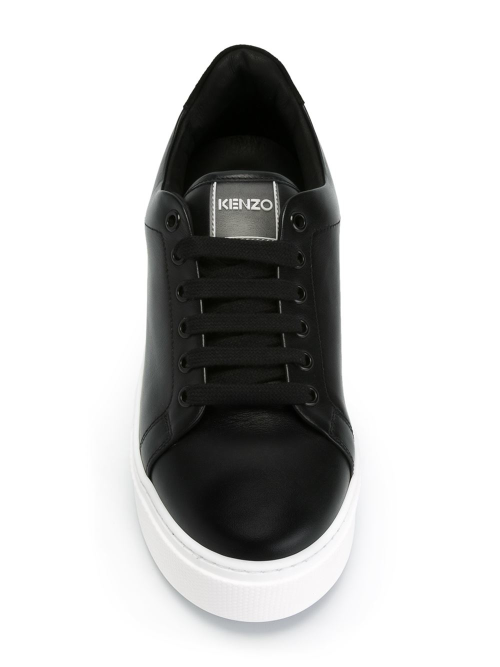 KENZO Platform Sneakers in Black - Lyst