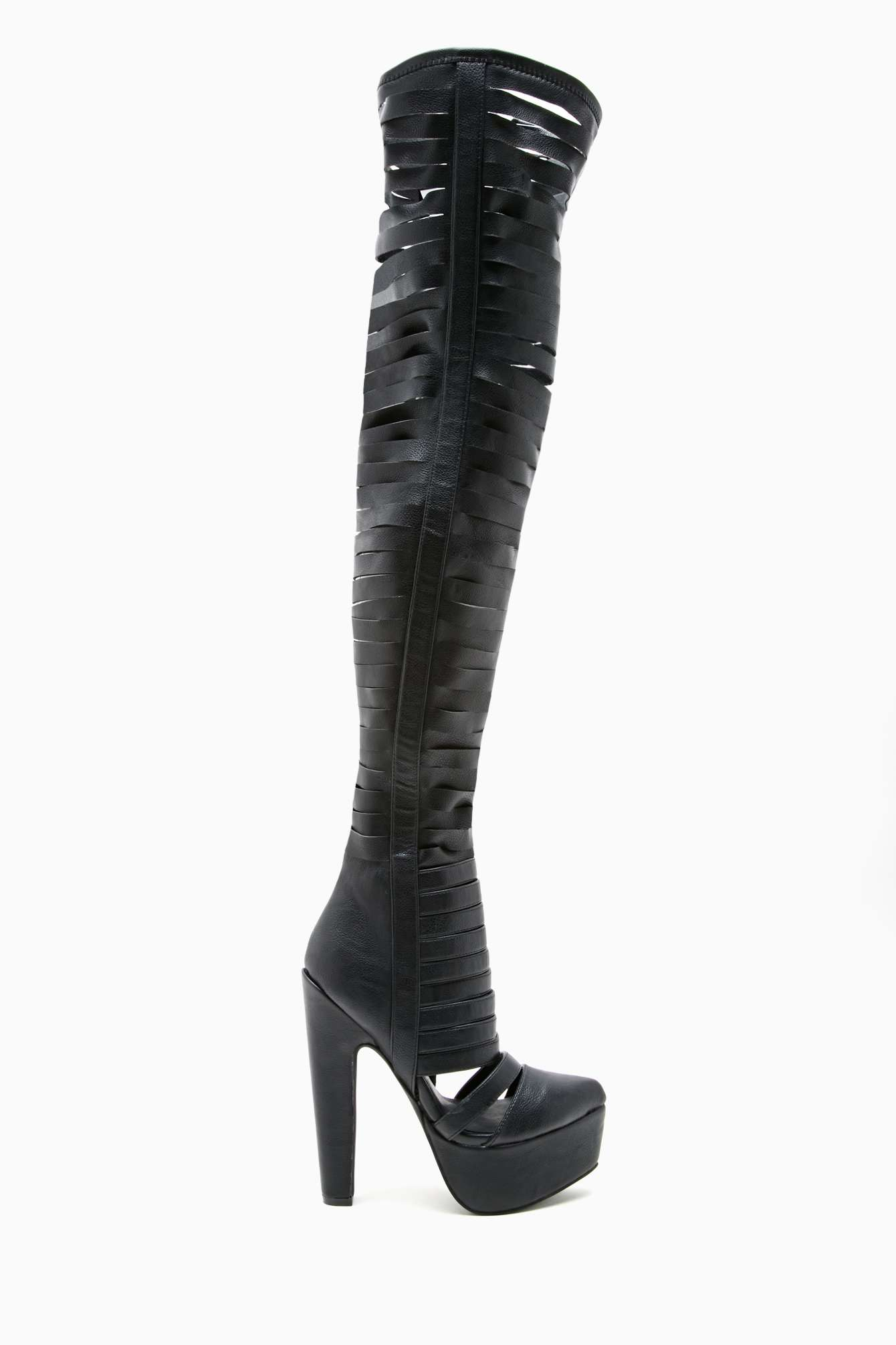 jeffrey campbell chain thigh high boots