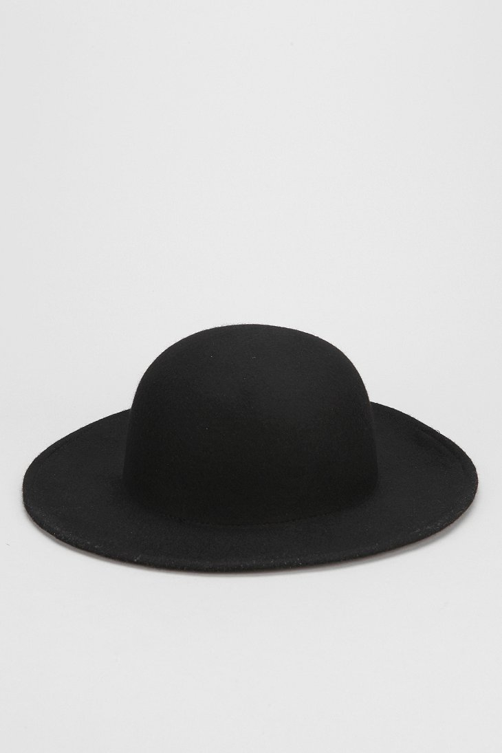 Wide brim bowler sales hat mens