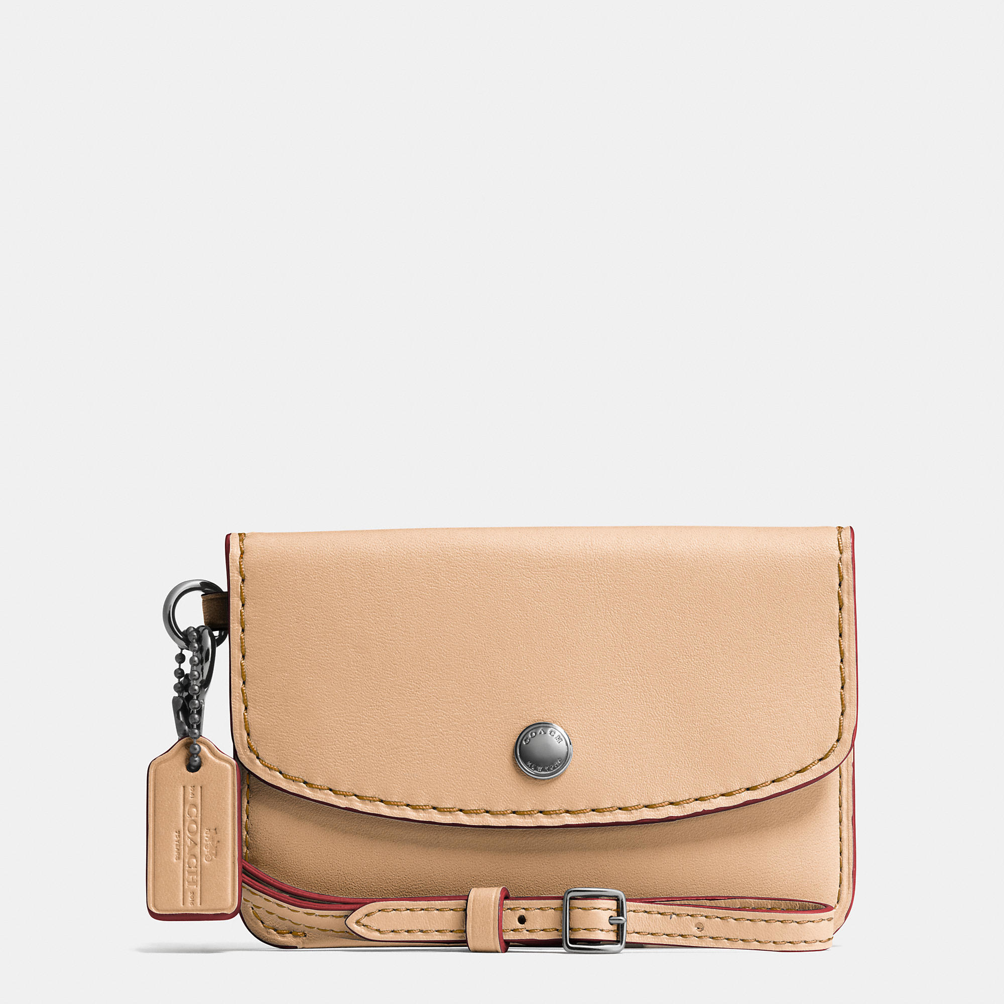 coach genuine glovetanned leather wallet