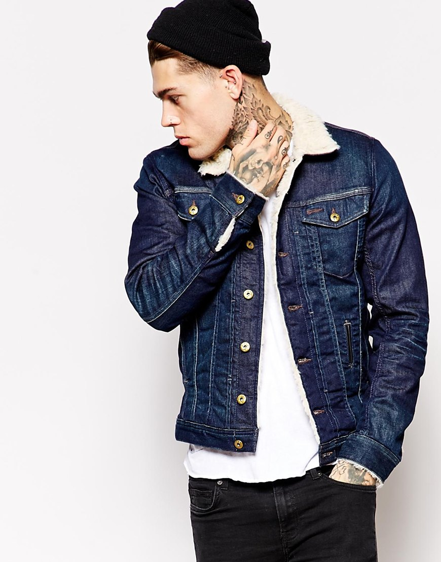 fleece lined jeans jacket