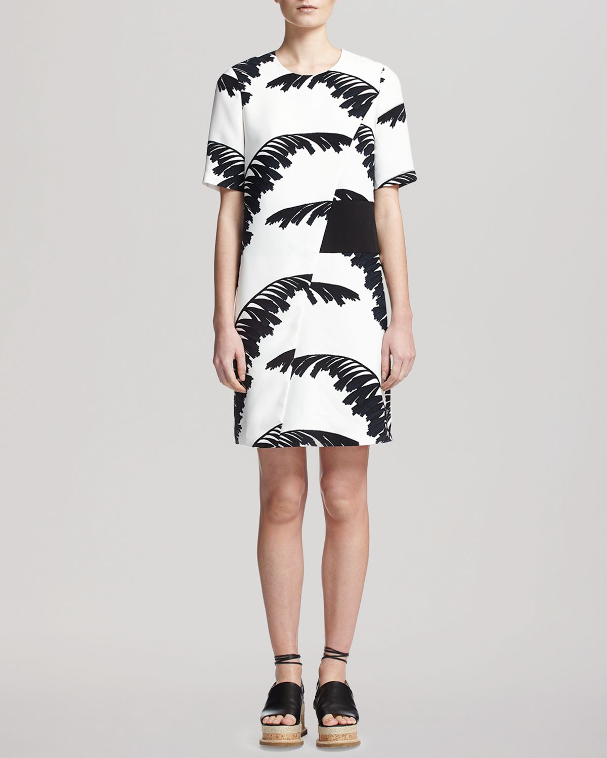 whistles black and white dress