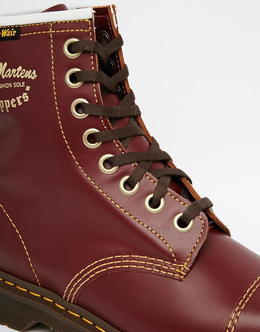 Dr. Martens Archive Capper Boots in Red for Men | Lyst