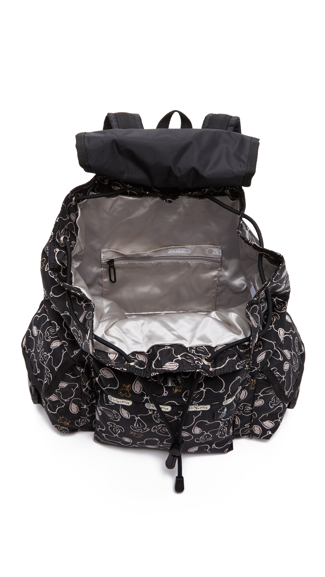 LeSportsac Voyager Backpack Snoopy Shuffle Black Lyst