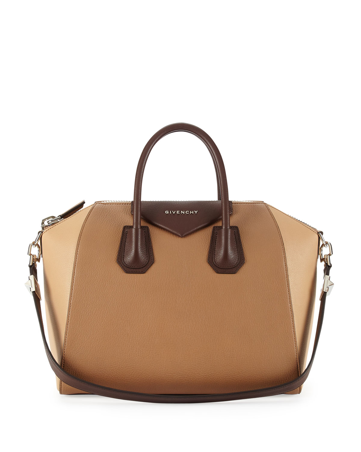 Givenchy Antigona Medium Leather Satchel Bag in Natural Lyst