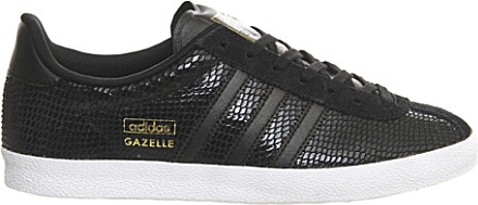 adidas Gazelle Og Leather Trainers, Women's, Size: 5, Core Black Snake -  Lyst