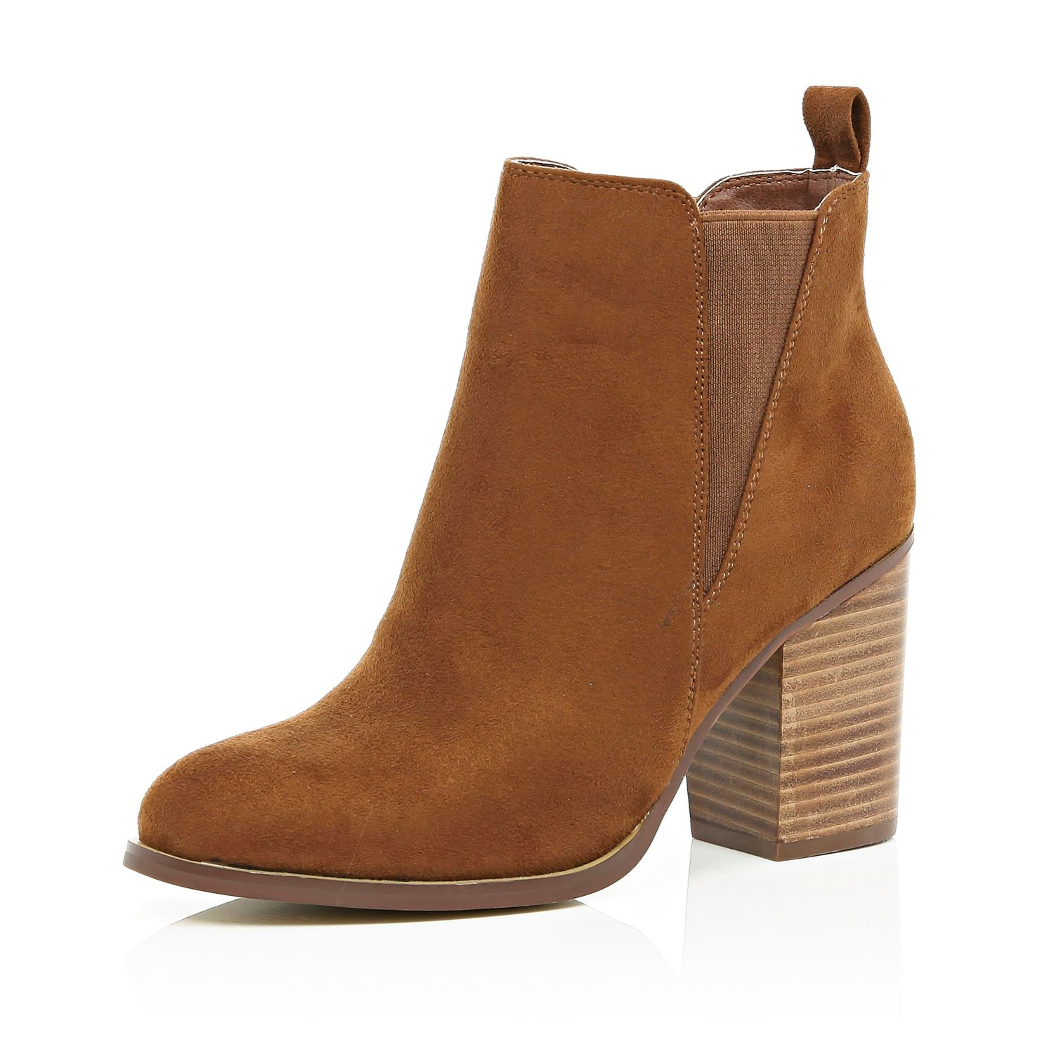 tan heeled boots