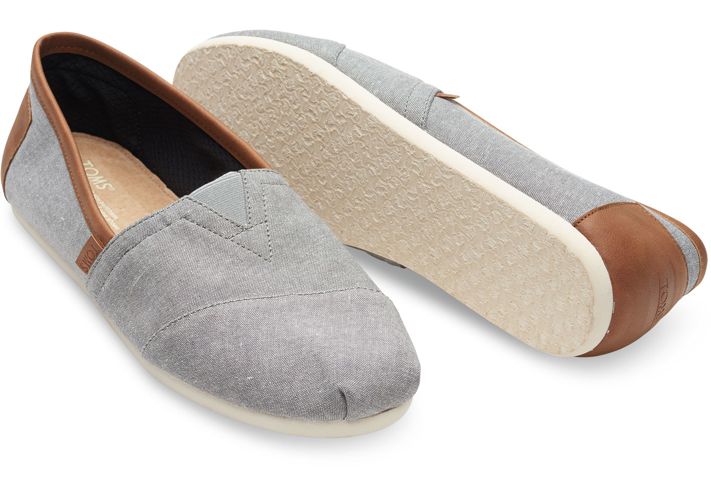 TOMS Frost Grey Chambray Men's Classics 