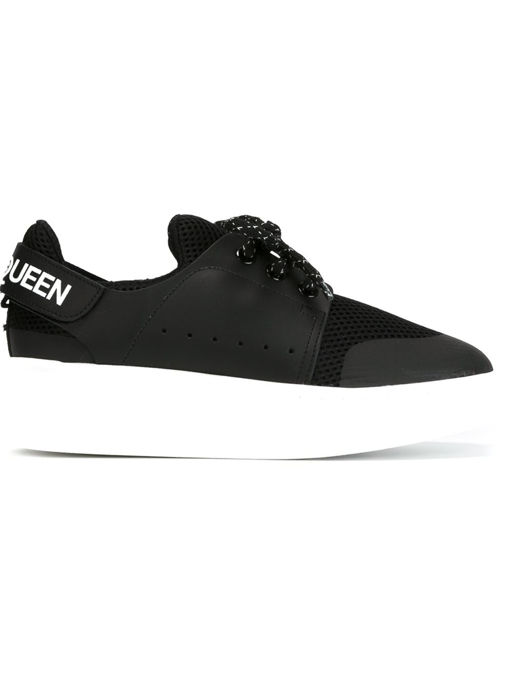 mcqueen mens sneakers mcqueen extended sole sneakers in black for mcqueen mens sneakers mcqueen extended sole sneakers in black for