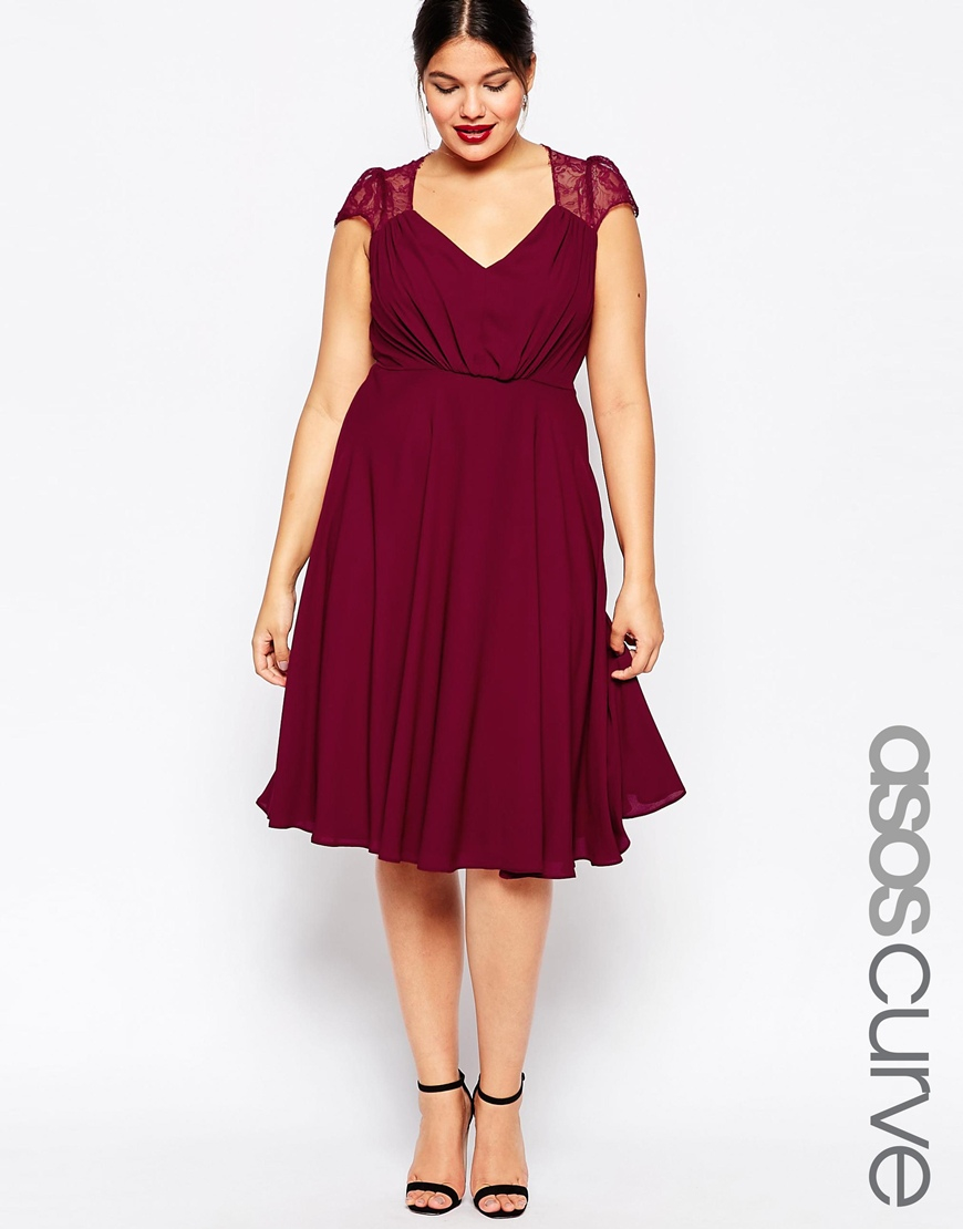 asos kate lace midi dress
