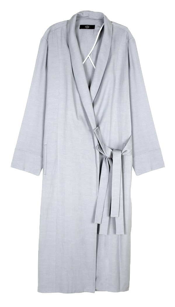Tibi Kimono Maxi Coat in Gray (Grey) Tibi Kimono Maxi Coat in Gray (Grey)