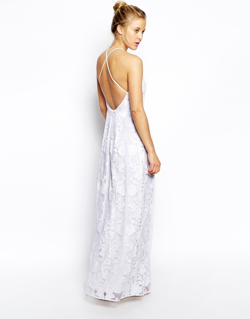 tall white maxi dress